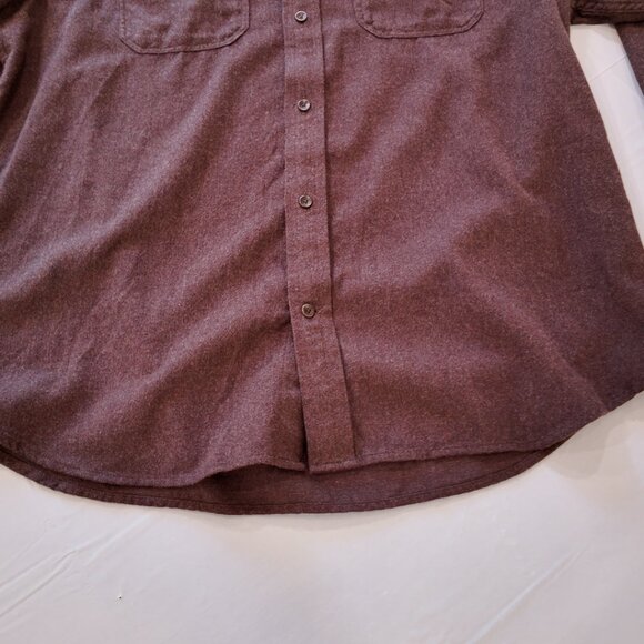 Banana Republic Men's Untucked Flannel Shirt Size L - Picture 8 of 10